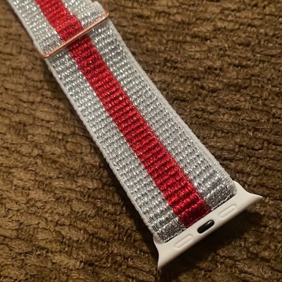 New Apple Watch band sparkle stripe adjustable removable strap - Picture 8 of 12